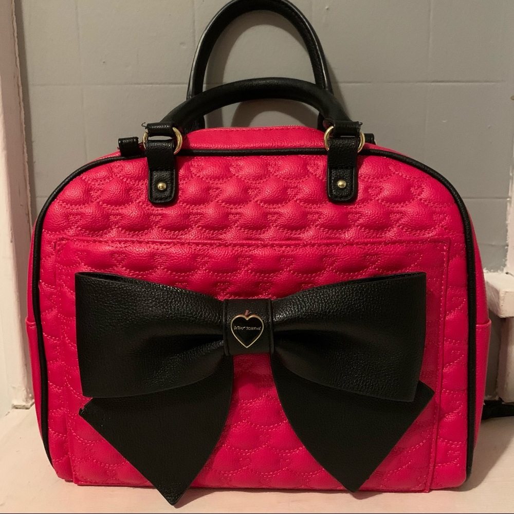 Betsey Johnson Satchel. Like New.